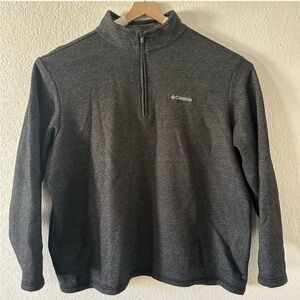 Columbia Men's 3X Charcoal Gray Quarter-Zip
Fleece Pullover